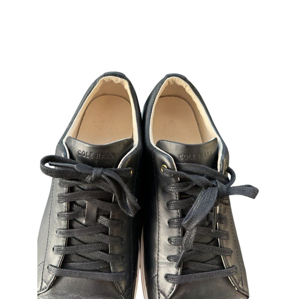 EUC Cole Haan Women's Grand Crosscourt Sneakers Black Size 9.5M - Picture 4 of 6